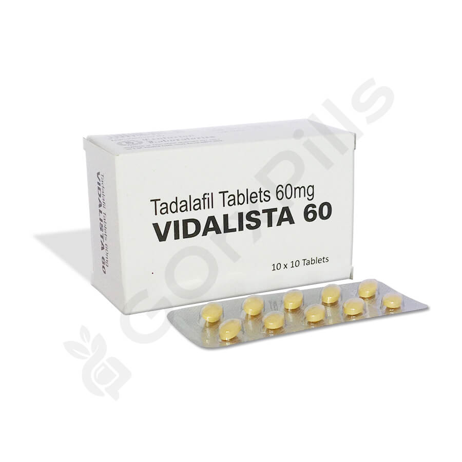 Buy Vidalista 60 mg (Tadalafil) | Uses | Reviews | 20% Off