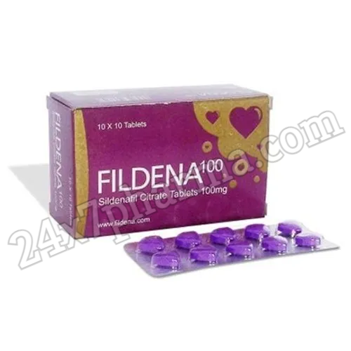 Fildena 100 mg Sildenafil Tablets Online | Benefits | Side Effects