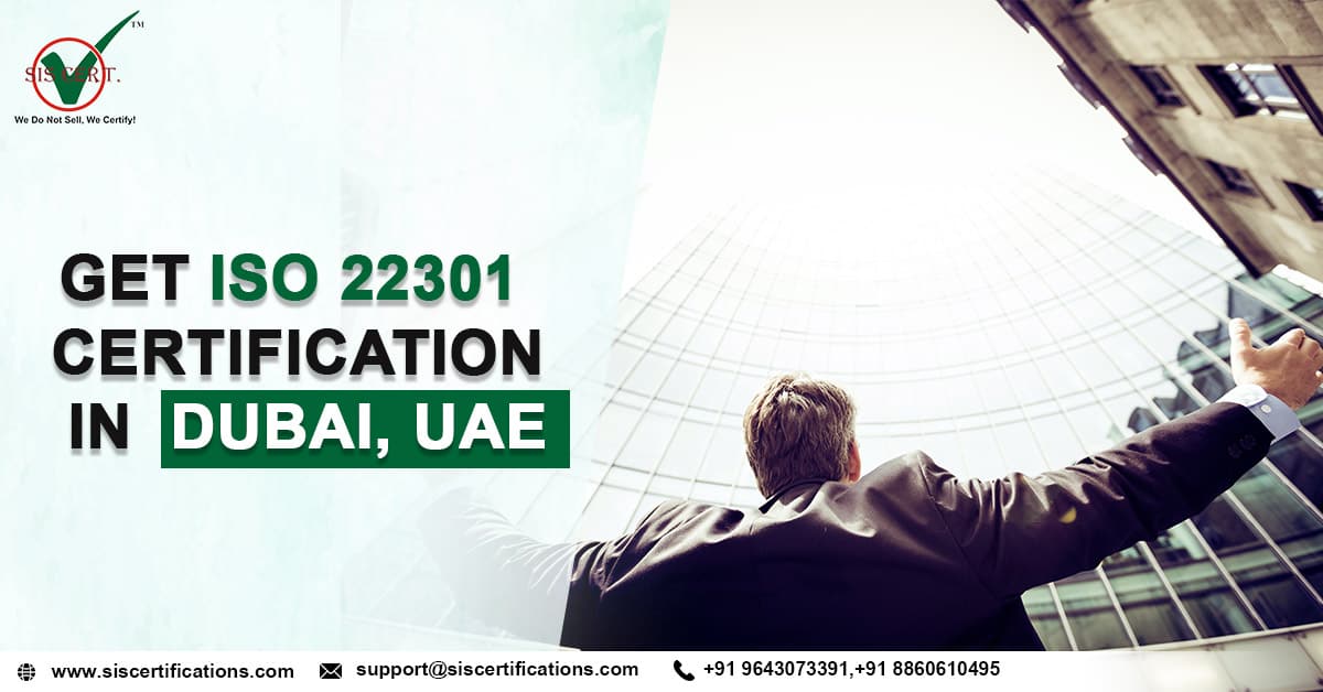 ISO 22301 Certification UAE, Dubai, Abu-Dhabi | Apply Online