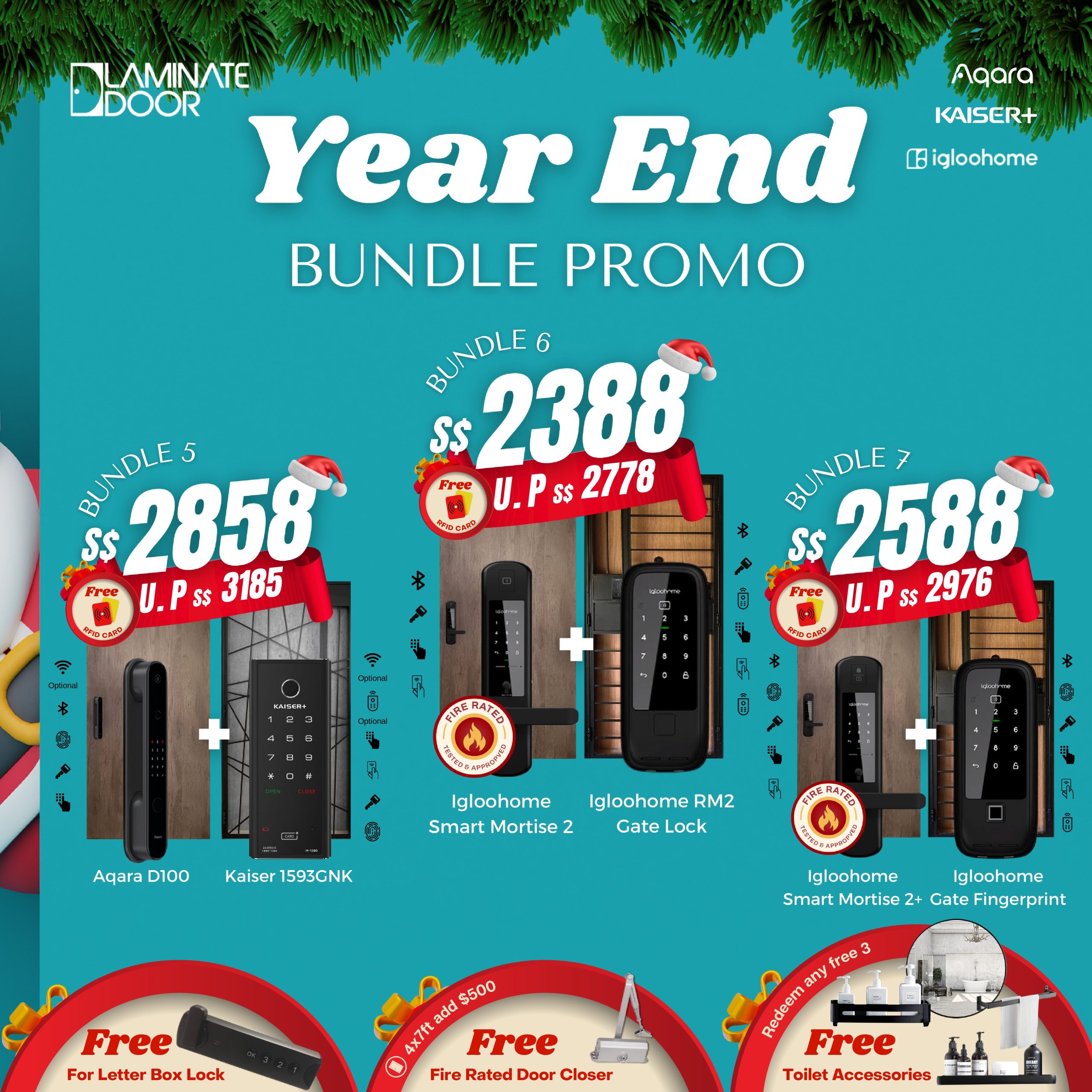 Bundle Promotion - Door, Gate and Digital Lock for HDB and Condo