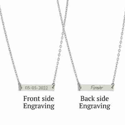 Women's Engraved Bar Necklaces Made Just for You Profile Picture