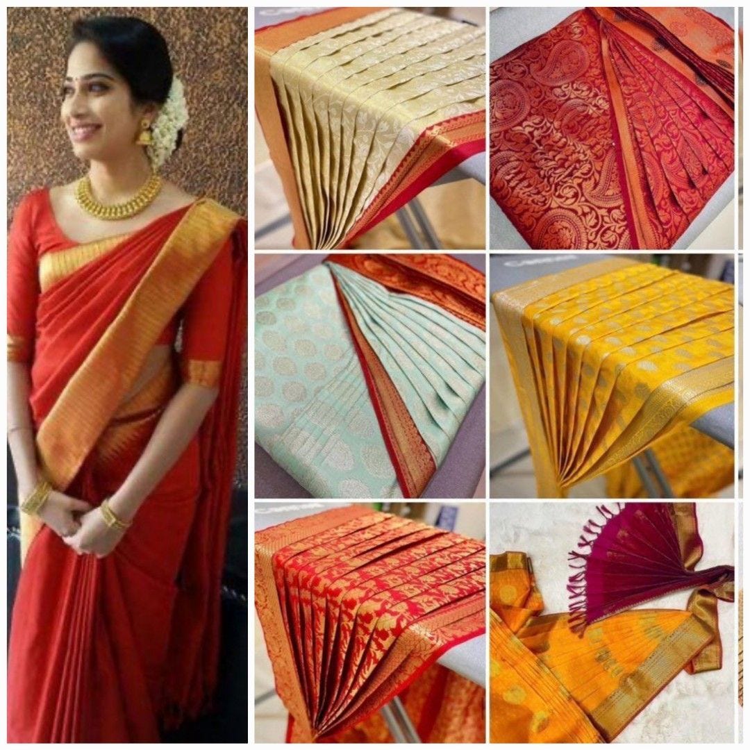 How to wear a Pre Pleated Saree?