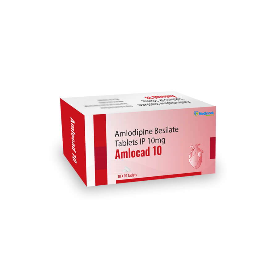 Amlodipine Besilate Tablets IP 10mg - Mediclock Healthcare