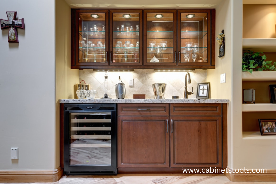 Bar Cabinet With Fridge Insert : Ultimate Storage Solution - Cabinets Tools