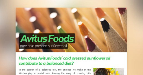 Avitus Foods | Smore Newsletters