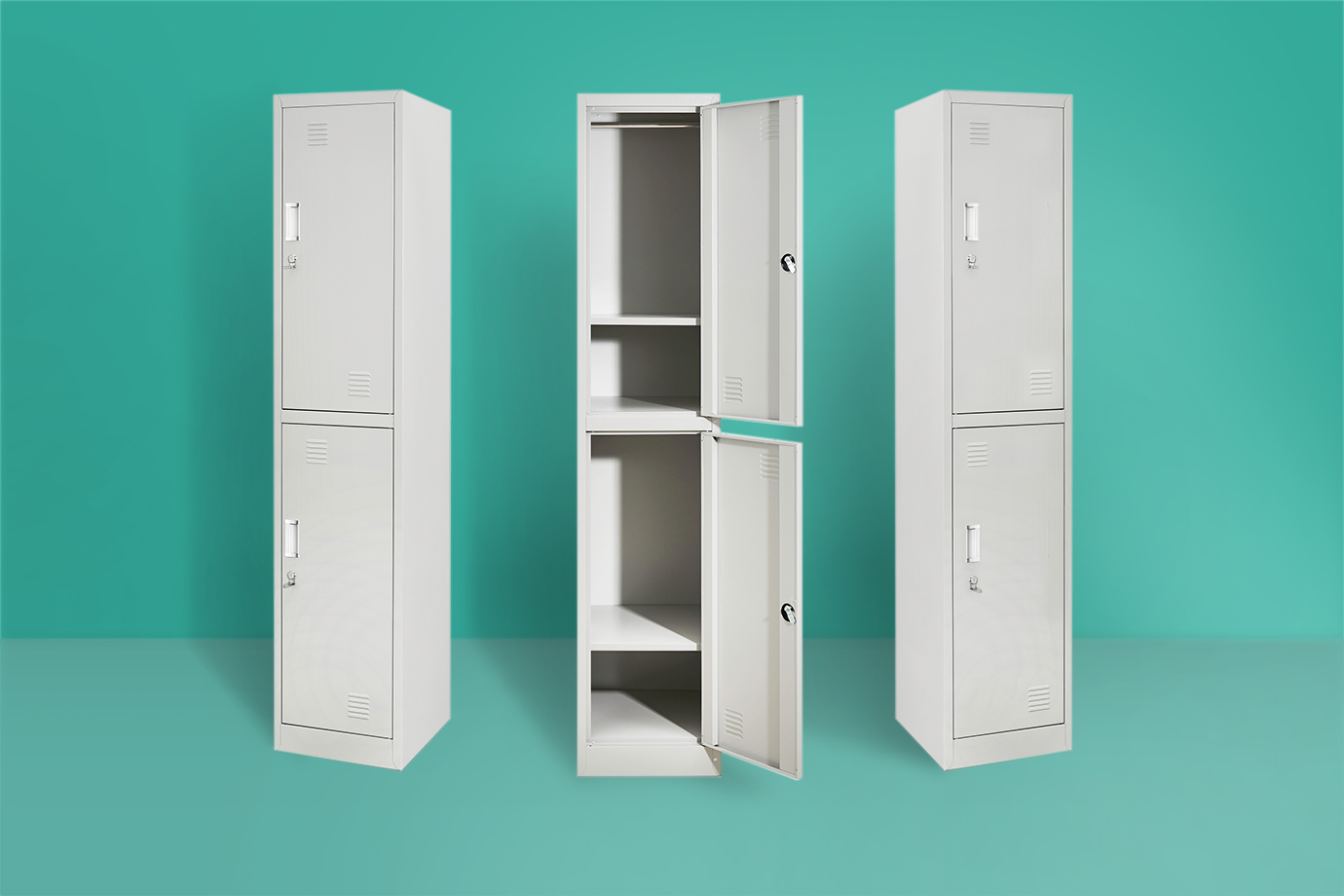 Unlock the Secrets of Organization: 2-Compartment Steel Locker Essentials - WriteUpCafe.com