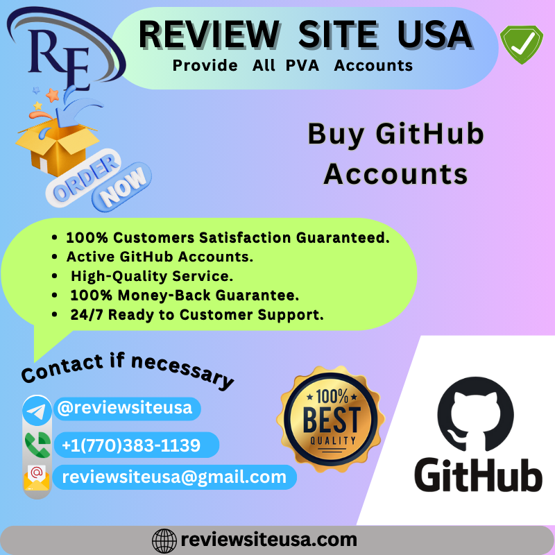 Buy GitHub Accounts 100% best quality