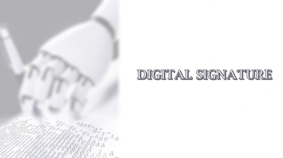 Digital signatures and its role in Blockchain Technology