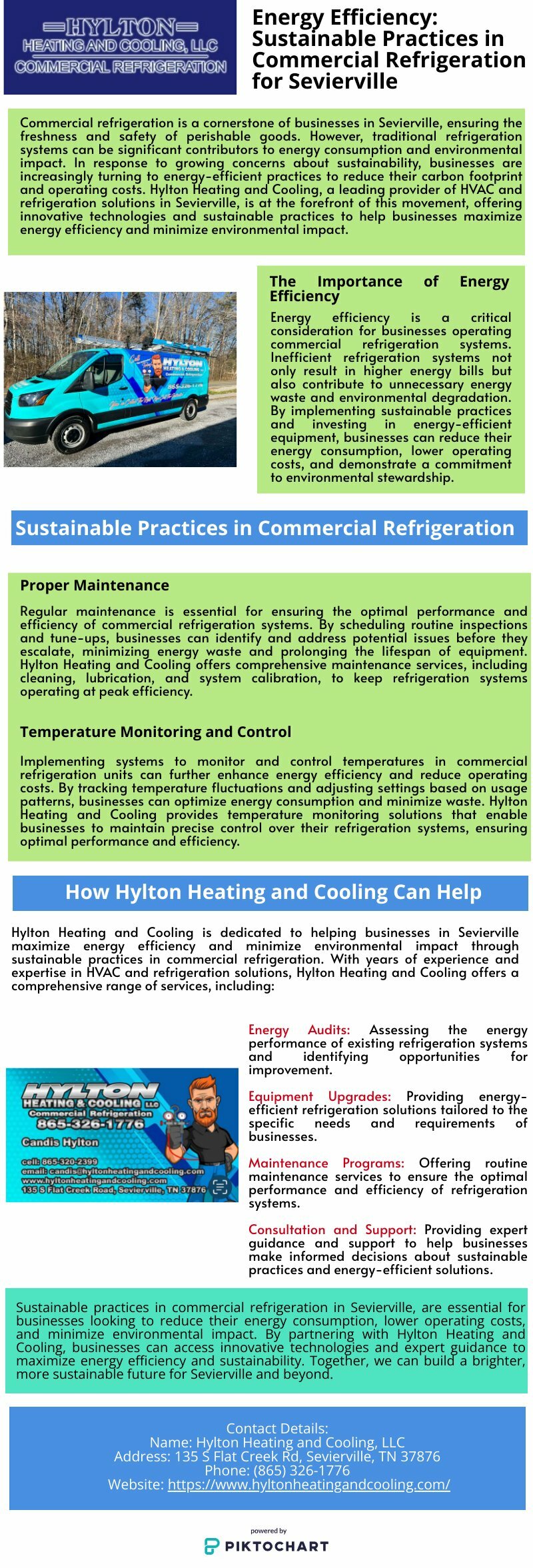 Sustainable Practices in Commercial Refrigeration | Piktochart Visual Editor