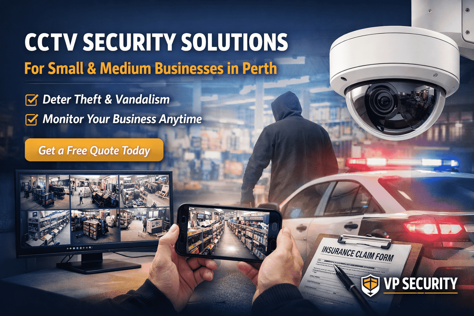 CCTV Security Camera Solutions For Small & Medium Businesses - Vpsecurity