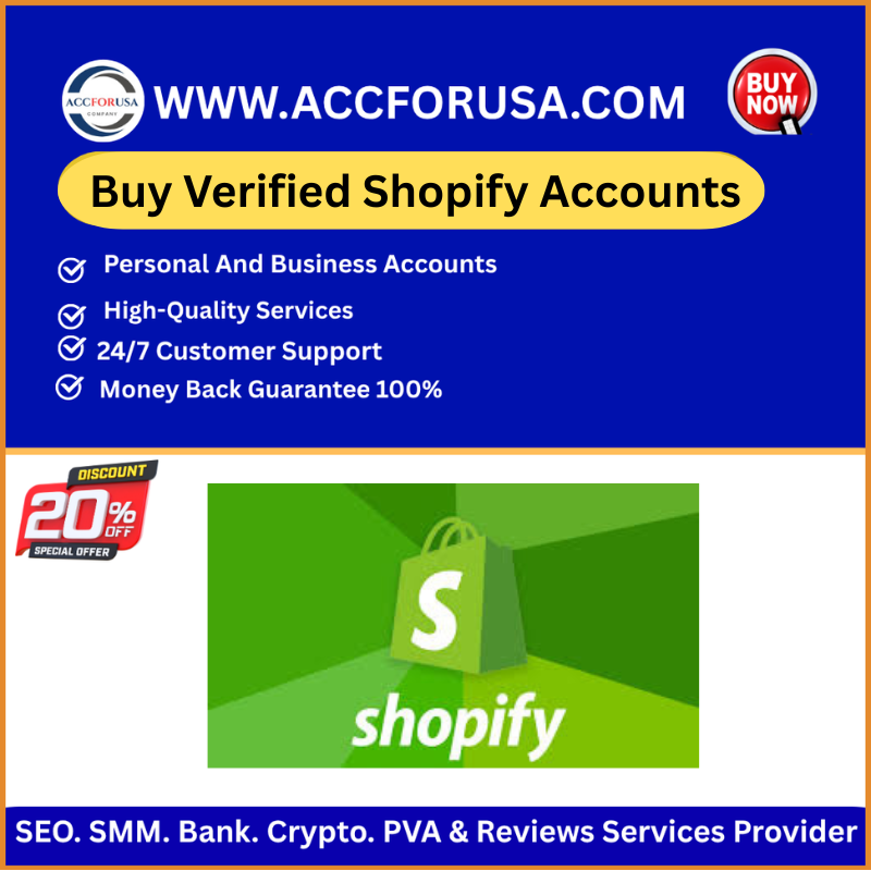 **** Shopify Accounts - USA,UK,CA Verified Shopify