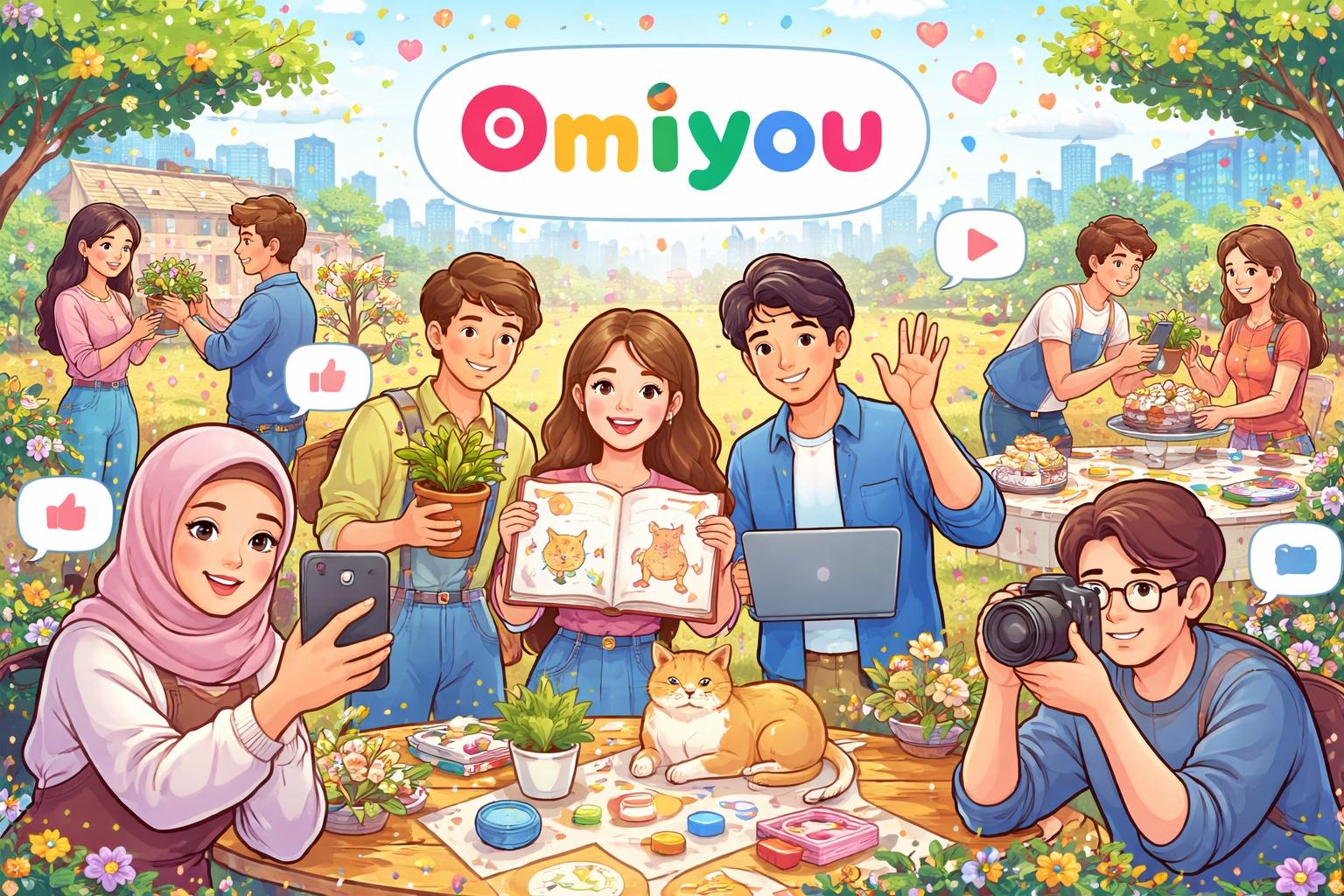 Omiyou - Together We Share, Together We Grow.