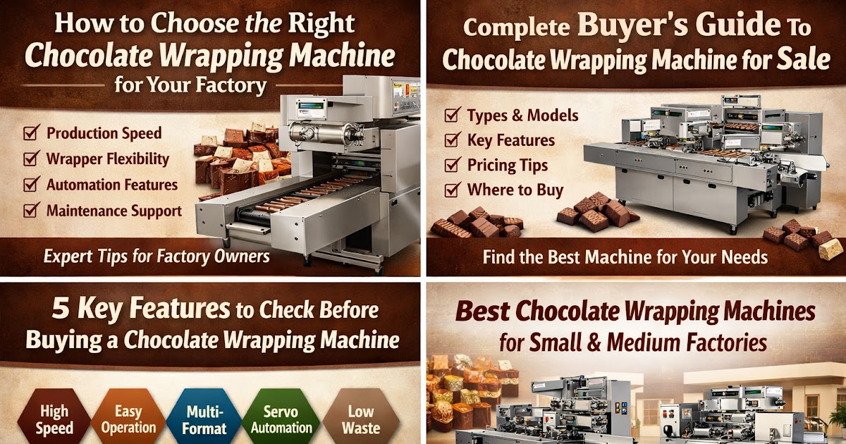 Chocolate Wrapping Machine for Sale: How to Choose the Right Chocolate Wrapping Machine for Your Factory