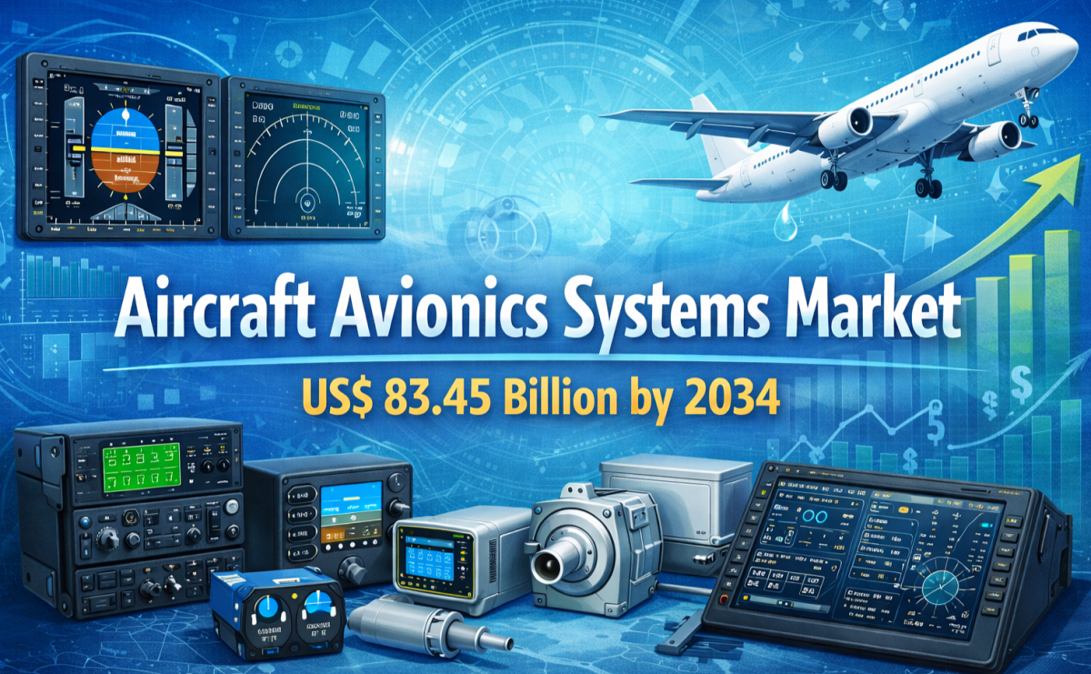 Aircraft Avionics Systems Market to Reach US$ 83.45 Billion by 2034, Growing at 7.26% CAGR (2026–2034) – Aerospace and Defense Industry