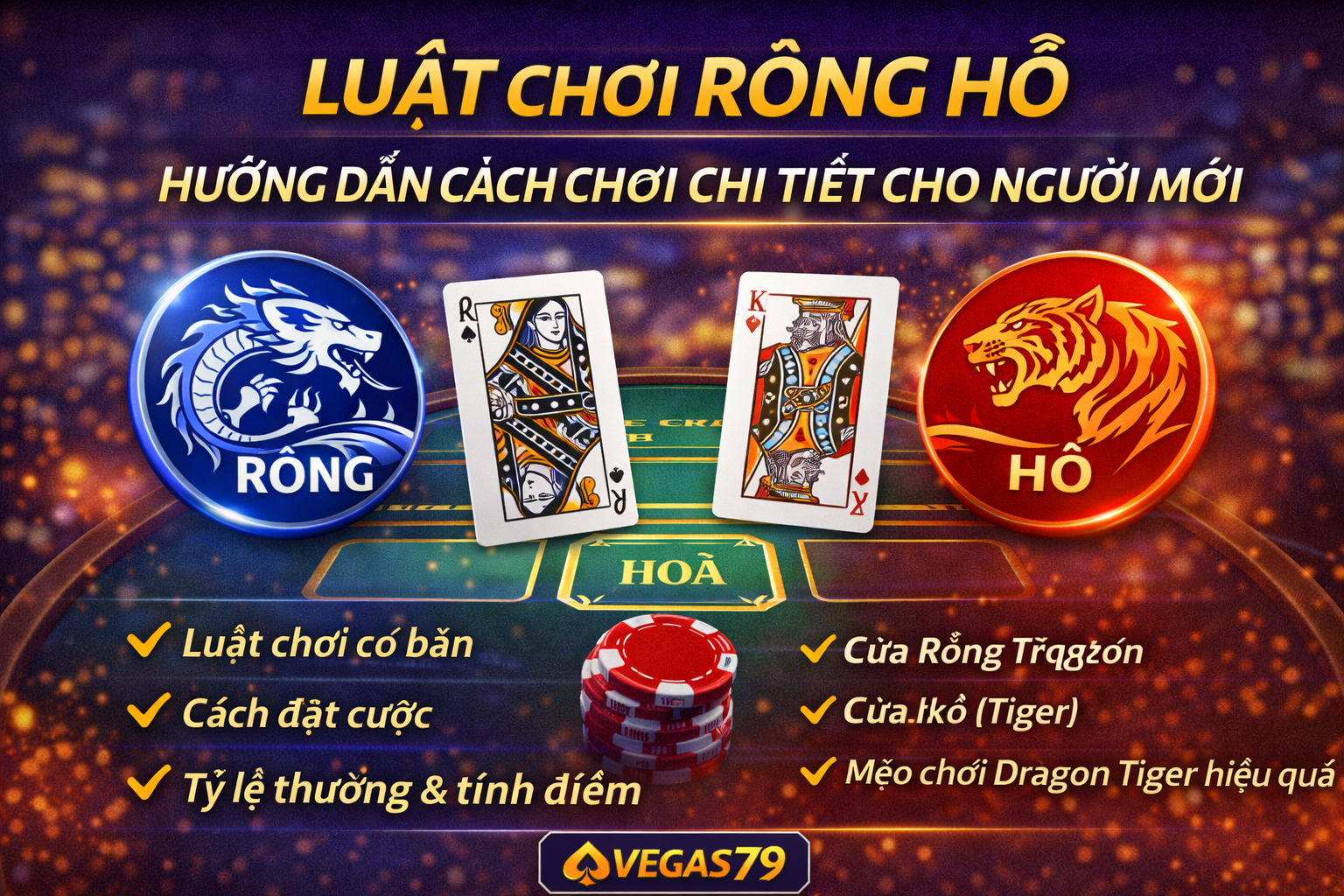 Luật Chơi Rồng Hổ Chi Tiết 2025 – Cách Chơi Dragon Tiger