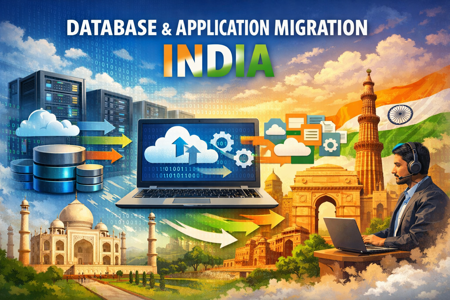 database & application migration India - Gifyu