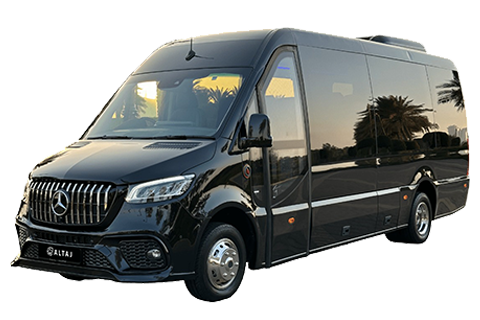 Mercedes Sprinter rental Dubai | Van with Driver in Dubai