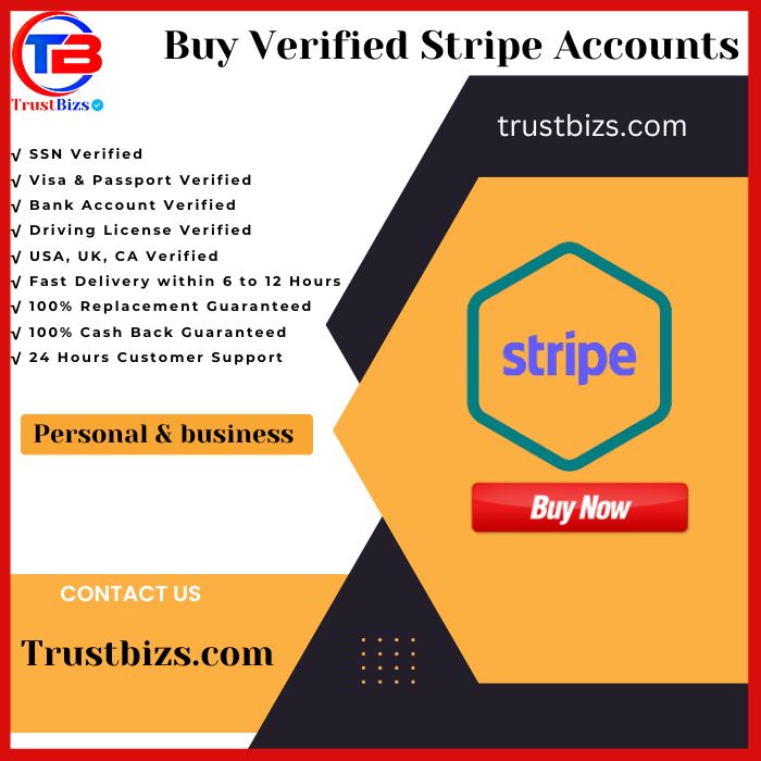 **** Stripe Accounts - 100%verified with transaction