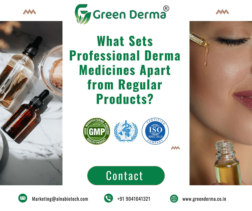 What Sets Professional Derma Medicines Apart from Regular Products?