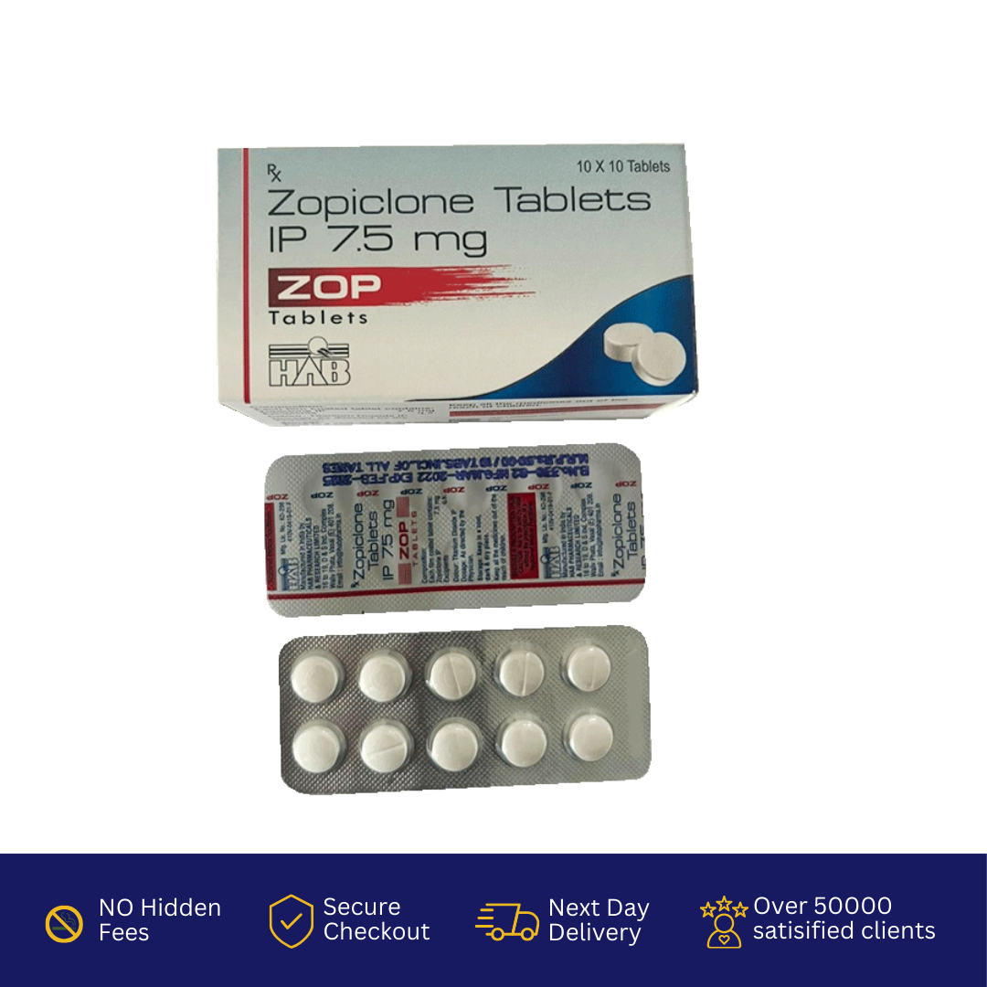 Buy Zopiclone Tablets White UK - Next Day Delivery Medicine