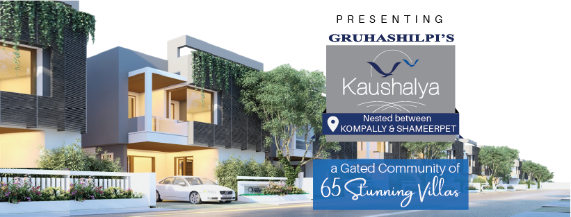 Villas for Sale Near Kompally – Premium Living by Gruhashilpi Constructions