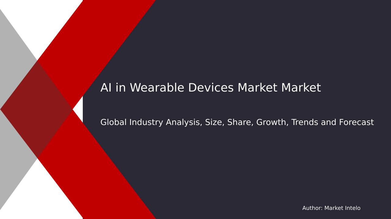 AI in Wearable Devices Market Research Report 2033