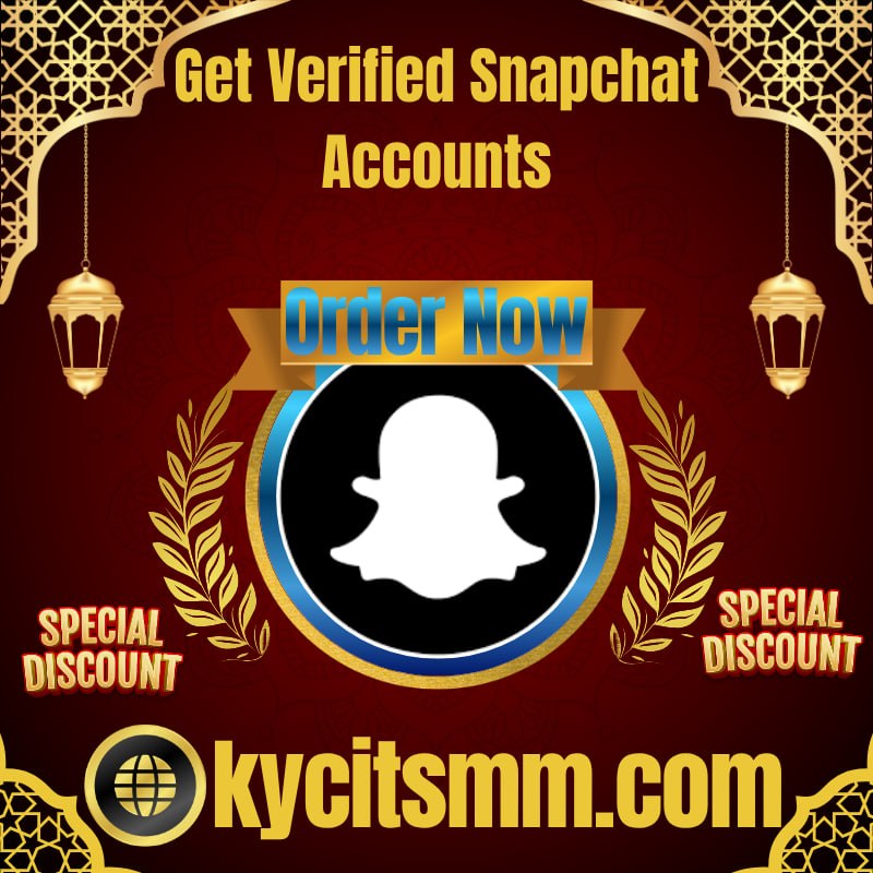 Get Verified Snapchat Accounts - (PVA) -Safe, Verified & Fast Delivery