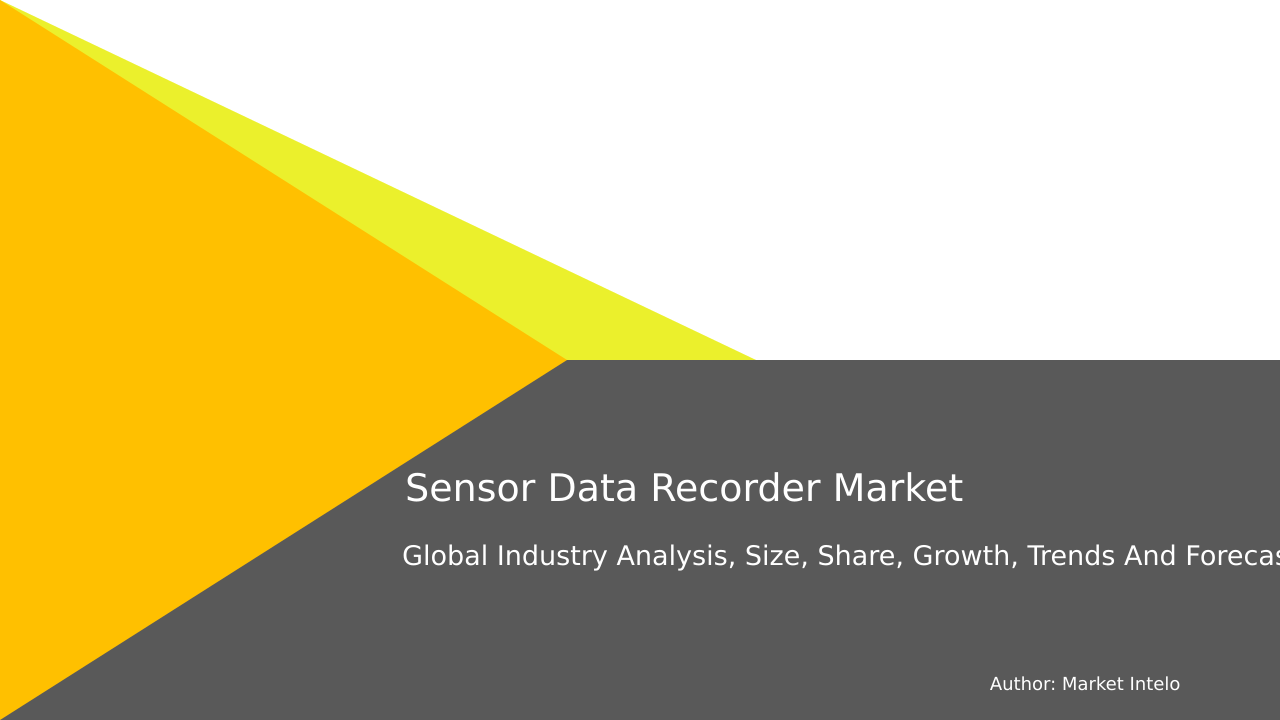 Sensor Data Recorder Market Research Report 2033