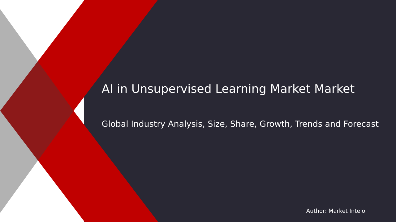 AI in Unsupervised Learning Market Research Report 2033
