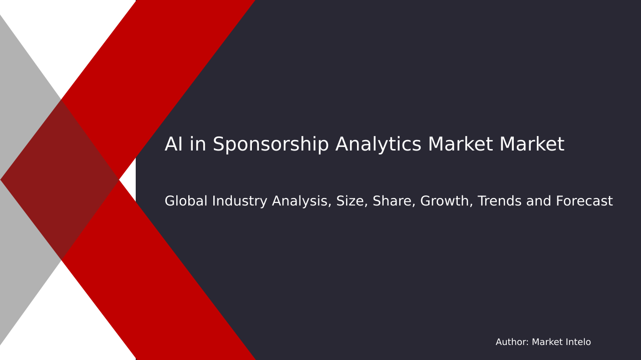 AI in Sponsorship Analytics Market Research Report 2033