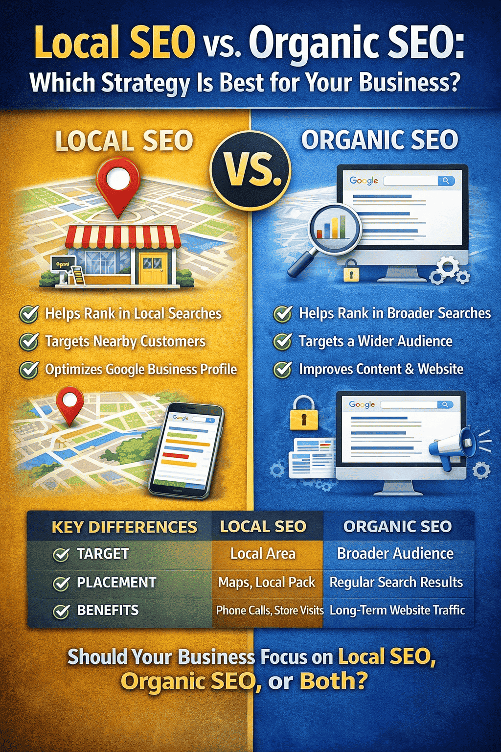 Local SEO vs Organic SEO: Which One Works Better?