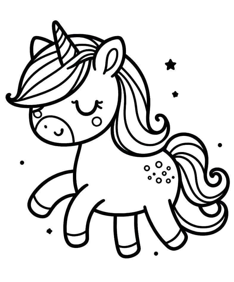 Disegni di Unicorni da colorare per bambini - Paginacolorare.com