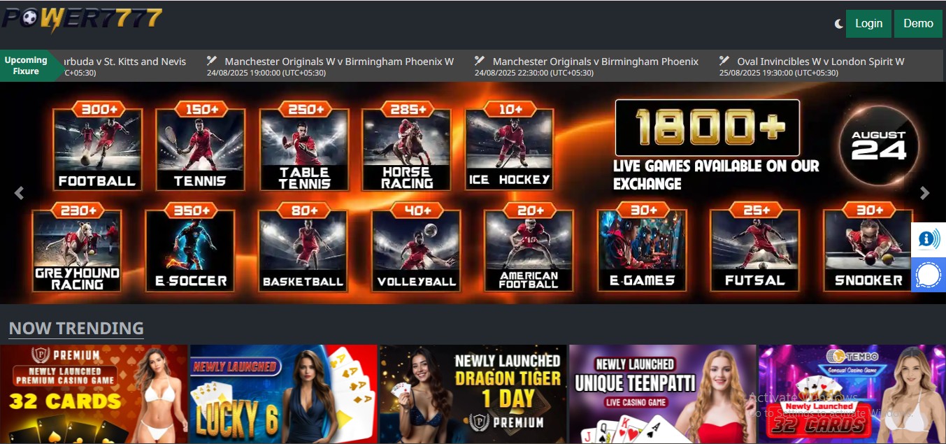 Power7777 : Most Authentic Online Betting Website In India
