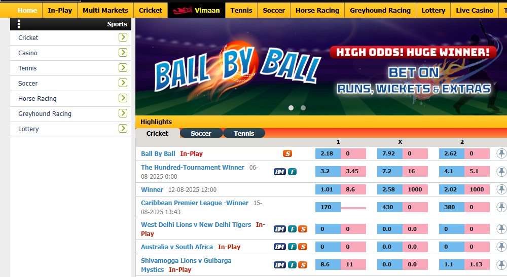 Funpunt247 - Top betting platform for cricket and more.