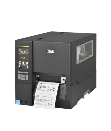 MH341T 300DPI Industrial Thermal Transfer & Direct Thermal Label Printer with 4.3” Touch LCD, USB, RS-232, Ethernet & USB Host