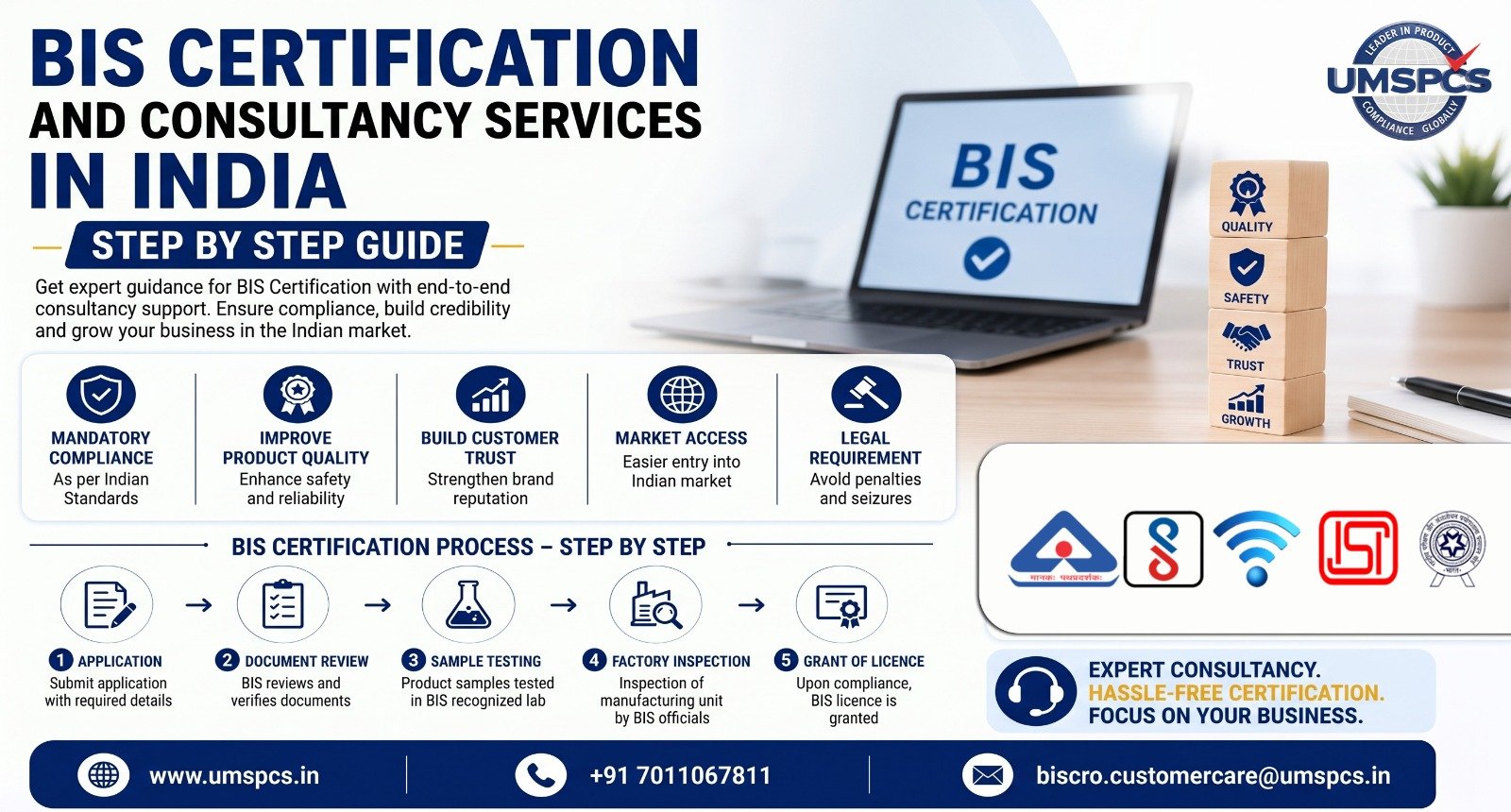 BIS Certification and Consultancy Services in India - Step by Step