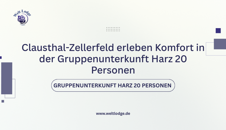 Clausthal-Zellerfeld erleben Komfort in der Gruppenunterkunft Harz 20 Personen.