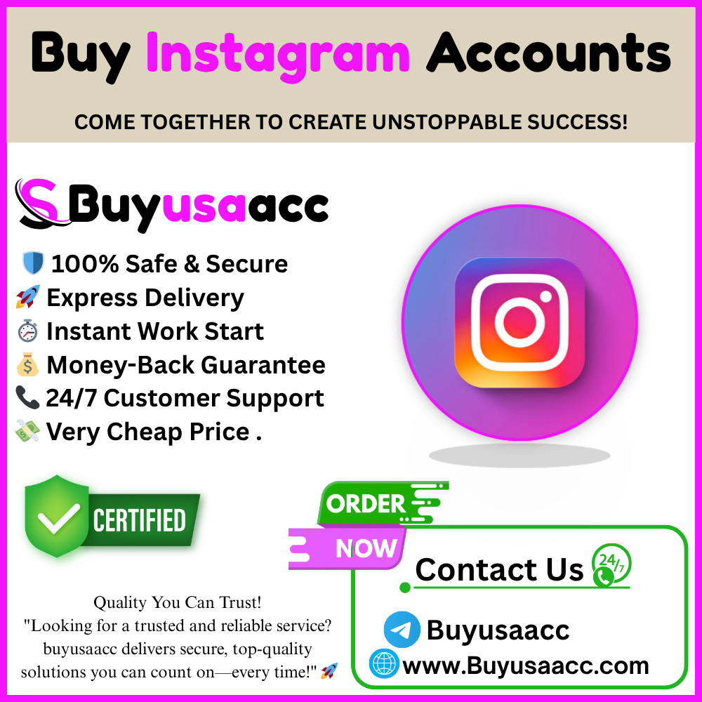 Buy Instagram Accounts - buyusaacc.com