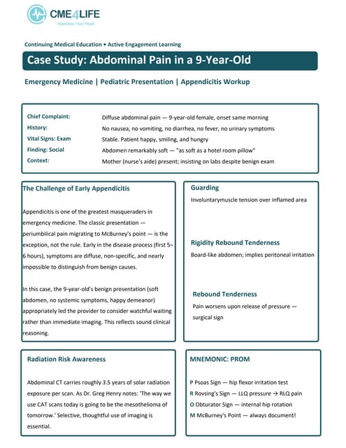 Case Study by CME4Life- Abdominal Pain in a 9-Year-Old.pdf