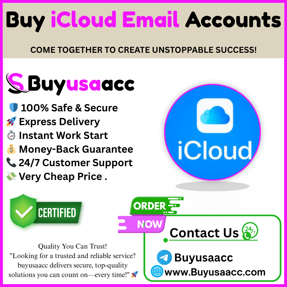 Buy iCloud Email Accounts - buyusaacc.com