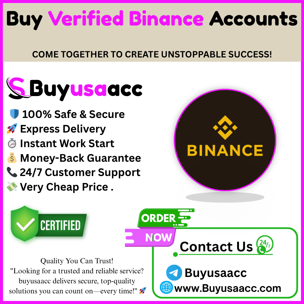**** Binance Accounts - buyusaacc.com