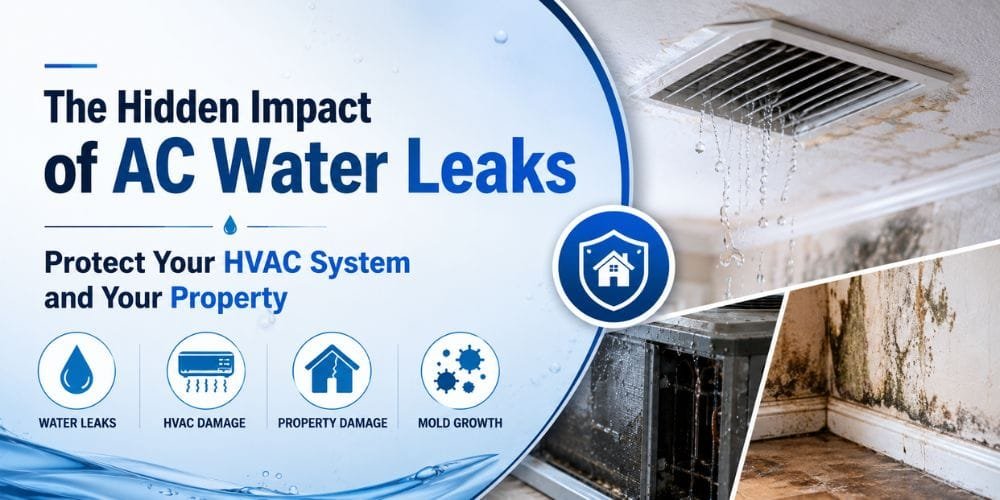Why Is Water Leaking From My AC? Warning Signs & Solutions