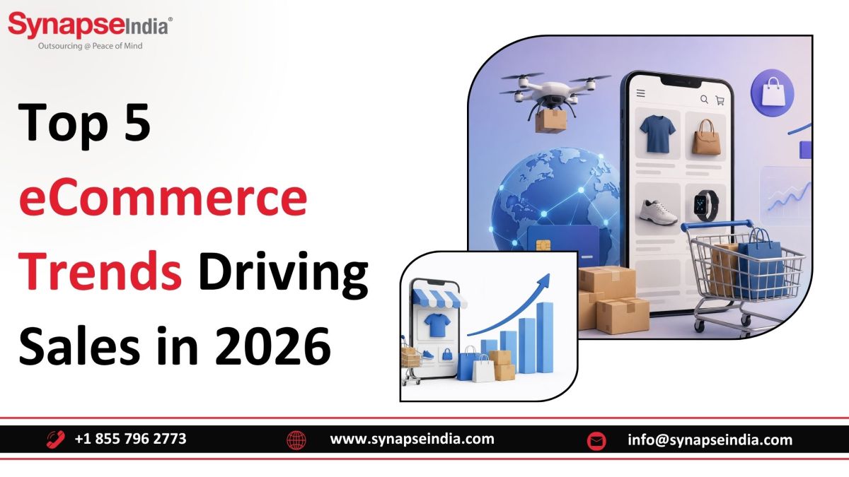 Top 5 eCommerce Trends Driving Sales in 2026 – Synapseindia