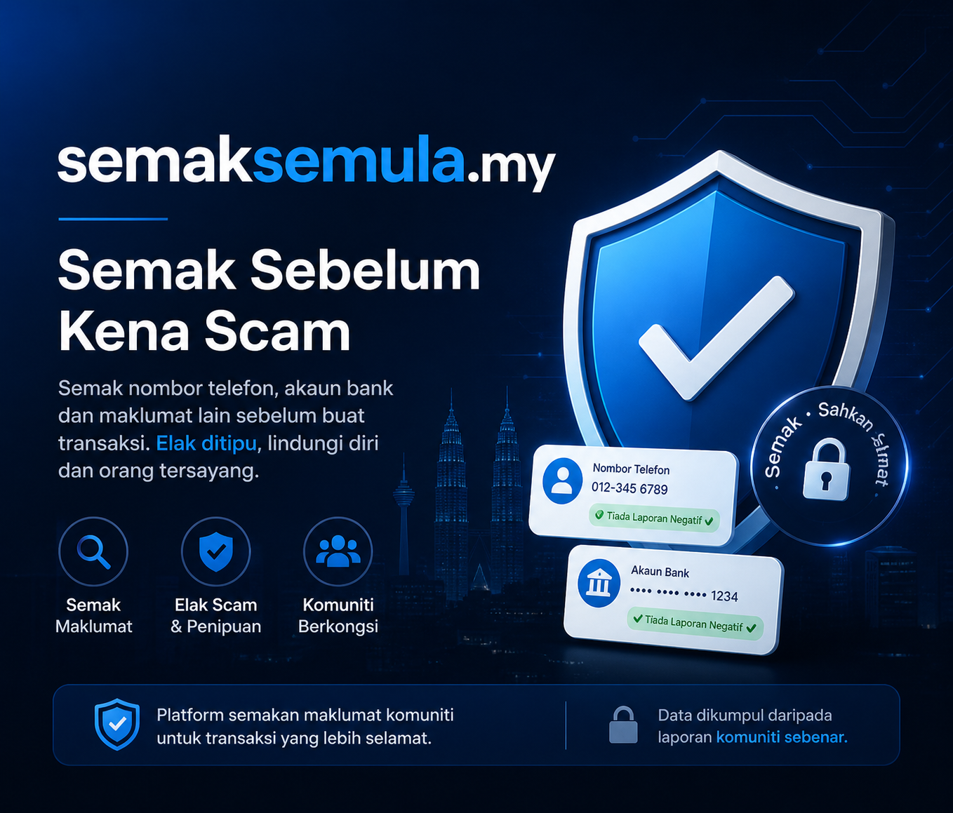SemakSemula.my — Portal Semakan Penipuan