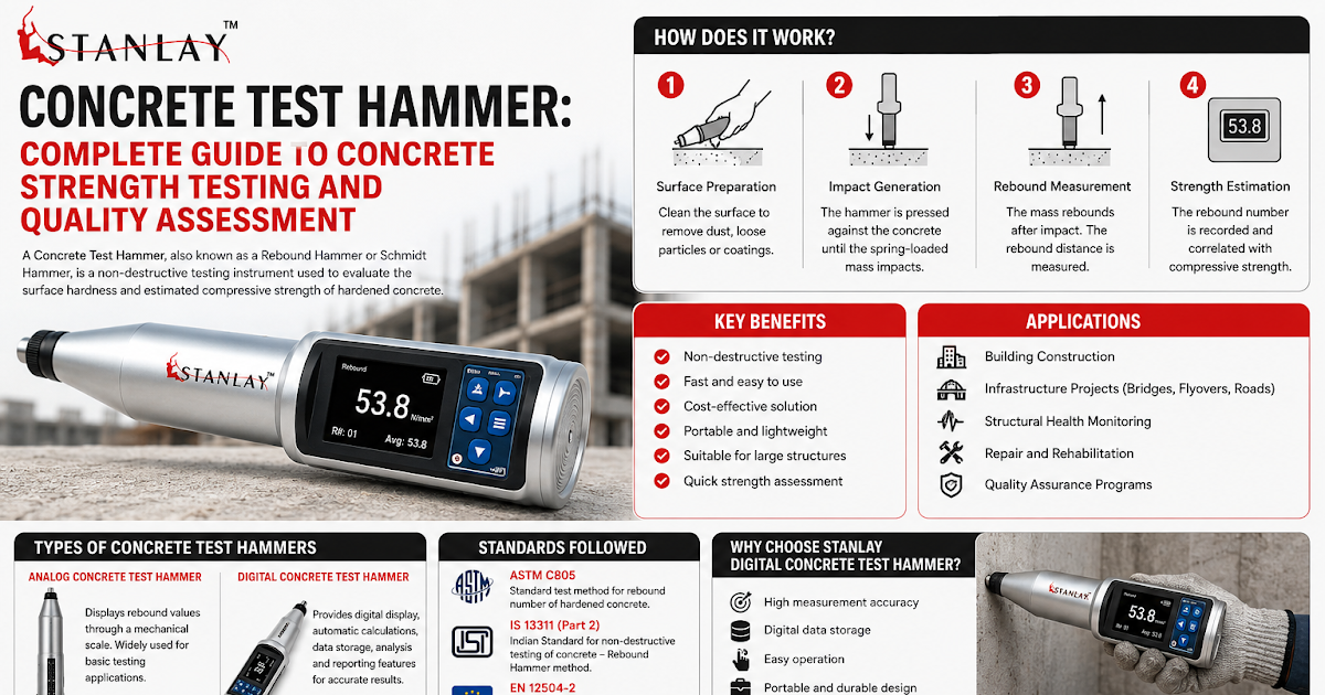 Concrete Test Hammer: Complete Guide to Concrete Strength Testing and Quality Assessment