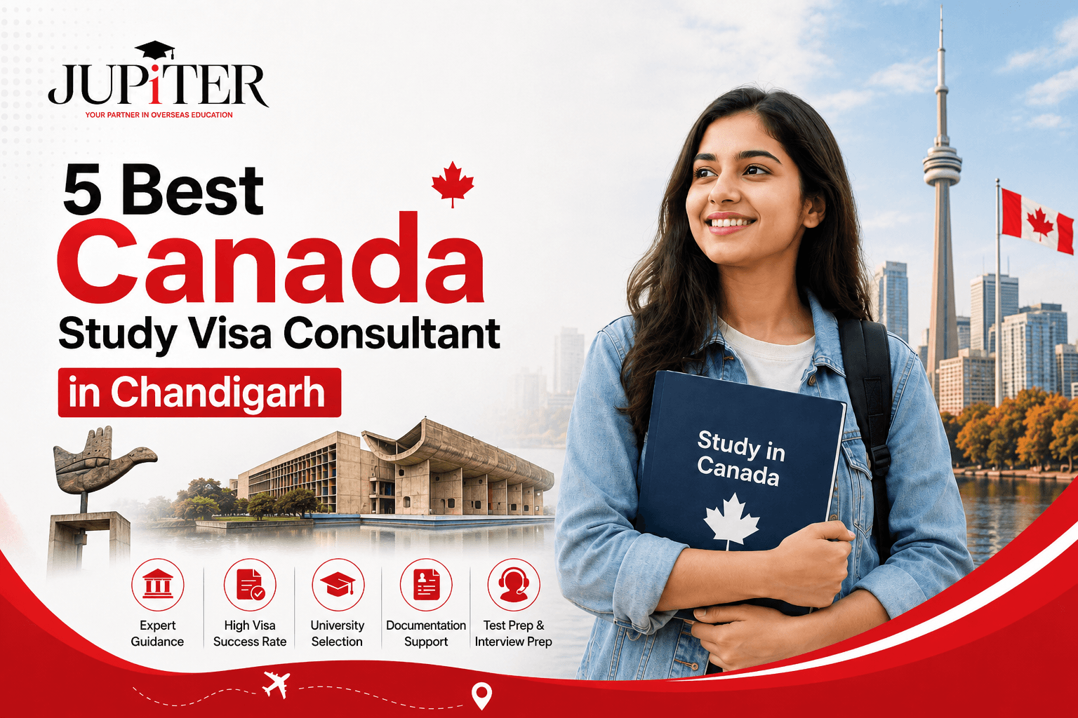 5 Best Canada Study visa Consultant in chandigarh