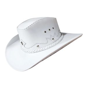 Authentic Cowboy Leather Hat – Western Style Headwear