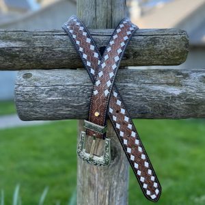 Tooled Leather Western Belt | Premium Western Belts