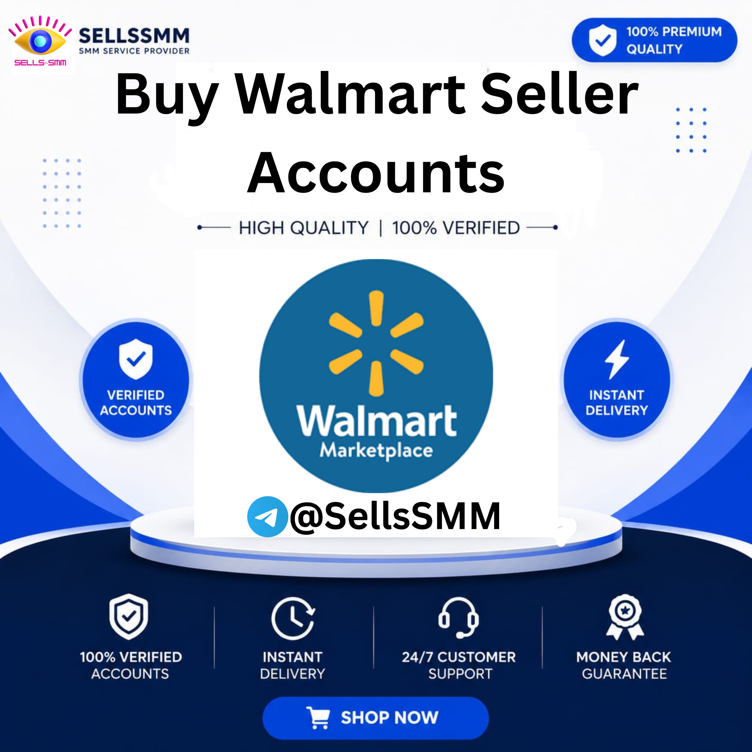 Buy Walmart Seller Accounts – 100% Full KYC Verified