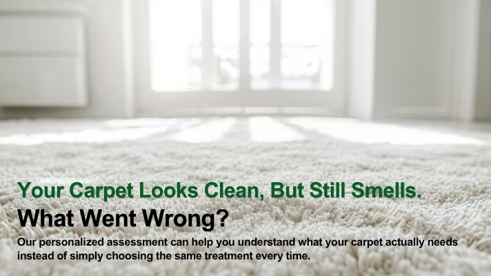 Carpet Looks Clean but Still Smells? Here’s Why